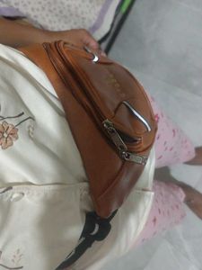 Brown Leather Fanny Pack
