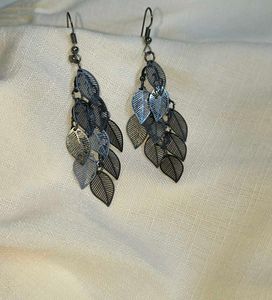 Boho Leaf Dangle Earrings