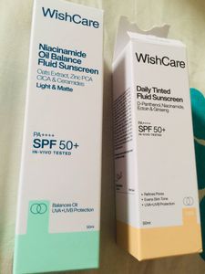 WishCare😍Niacinamide &amp; Tinted Sunscreens
