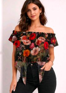 Floral Off-Shoulder Top