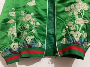 Green baseball jacket