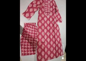 Floral Print Kurti Set