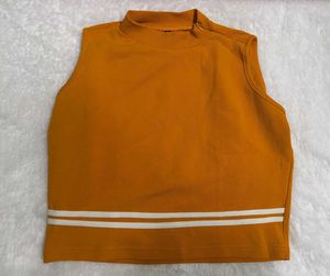 Mustard Crop Top