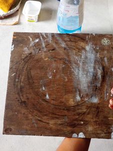 Hand-Painted Folk Art Wall Decor with mirror work
