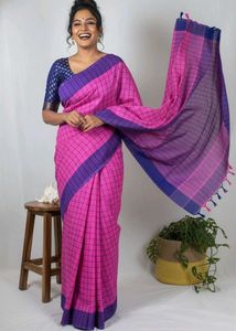 New without Tag- Elegant Pure Cotton Saree