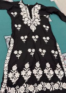 COMBO of 2 :Black and Grey chikankari kurta