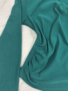 Teal Ruched Top