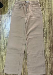 Off duty Women's Beige Wide-Leg Pants