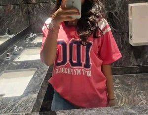 Pink "IDC Not My Problem" Graphic T-Shirt