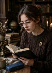 Clear Round Frame Glasses