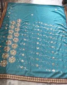 Brand new Beautiful fancy embroidery Saree