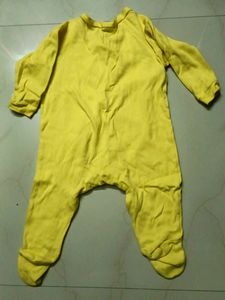 Price Drop: Yellow Footed Romper For 12-18 Months