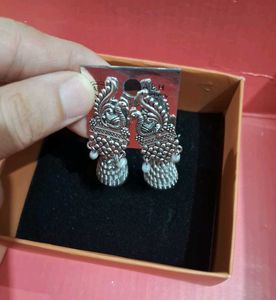 cute silver designer earrings