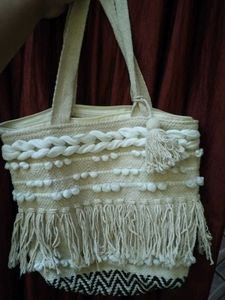 Boho Fringe Tote Bag