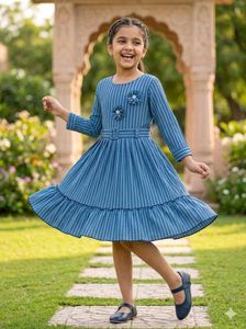 #पार्टी & birthday #Blue Frok with free इनर