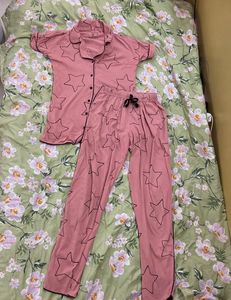 Baby Pink Night Suit
