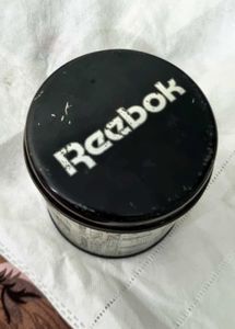 Vintage Reebok Tin Container & Combo