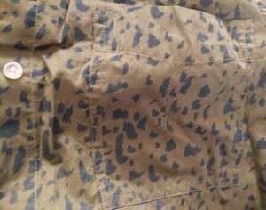 Olive green M&amp;S cotton shirt