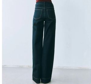 High-Waisted Flare Denim Jeans