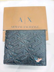 Armani Exchange Wallet For Men With RFID Secure