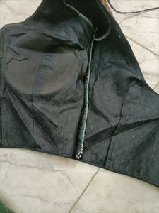 Readymade Black With Golden Blouse