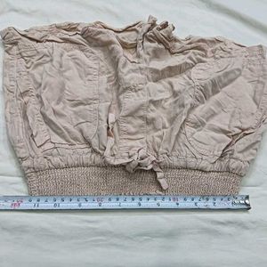 Light Pink Smocked ⭐⭐Waist Shorts