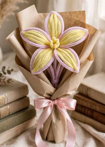 Handmade Blue Flower Bouquet