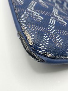 GOYARD Senat Clutch Navy Blue Goyardine