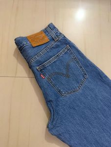 Classic Blue Wide Leg Jeans