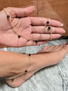 pack of 2 ( 2pairs) Anklet Chain
