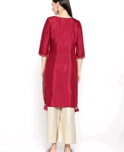 Aurelia Maroon Kurta( New Unit)