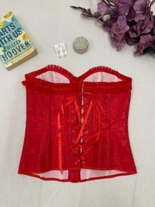 Stunning Red Corset Top