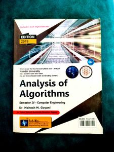 Analysis of Algorithms - Edition 2019 engineering