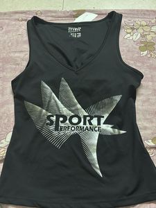Crivit Black Sports Performance Tank Top