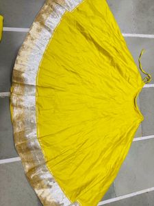 Vibrant Yellow Lehenga Choli Set