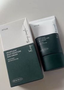 Anua Heartleaf Silky Moisture Sun Cream