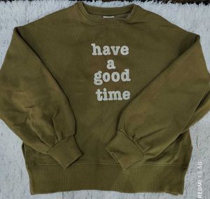Olive "Have A Good Time" Sweatshirt