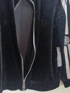 Stylish Black Velvet Jacket