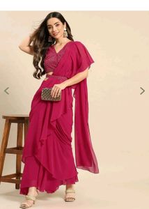 Mabish By Sonal Jain Ruffle Saree