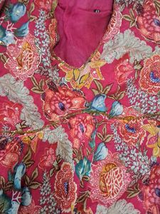 Beautiful Floral Print Maxi Dress