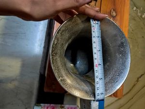 Silver Metal Vase