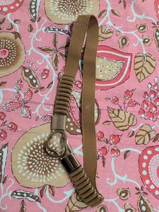 Vintage Tan Elastic Belt