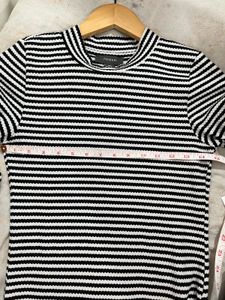 🖤 Primark Monochrome Stripe Knit Dress