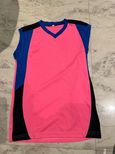 Sleeveless V-Neck Athletic Top