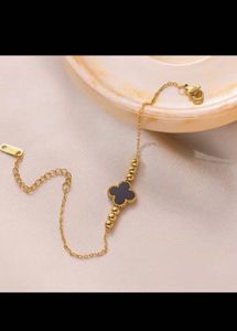 Elegant Clover Charm Bracelet - combo of 2