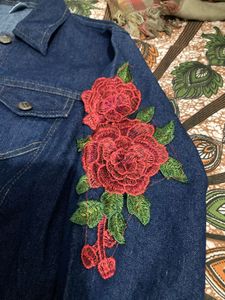 Embroidered Denim Jacket