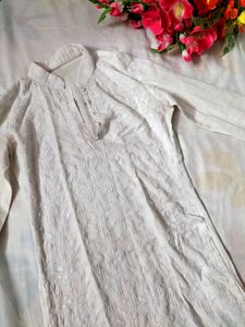 Collor White XS Kurti