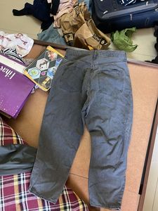 Grey Wide Leg Jeans