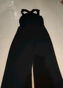 Elegant Black Halter Neck Jumpsuit