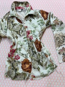 Beautiful Floral Print Shirt